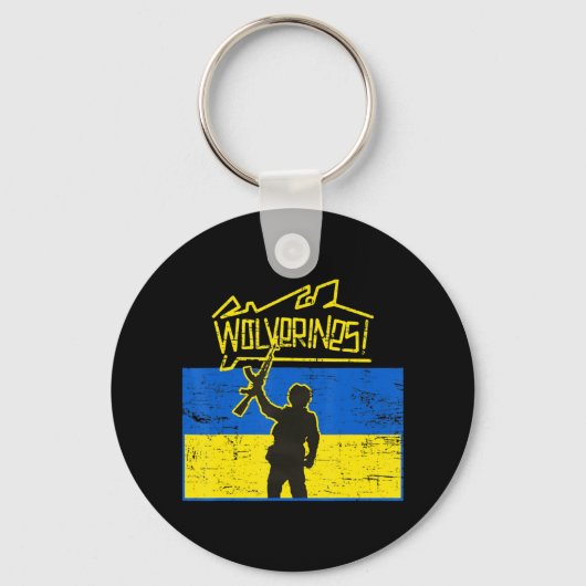 Ukraine Wolverines Schlüsselanhänger (Vorderseite)