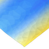 Ukraine yellow blue geometric mesh pattern kurzer tischläufer (Ecke)