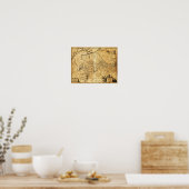 UkrainePanoramakarteUkraine Poster (Küche)