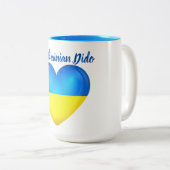 Ukrainer#1 Dido Zweifarbige Tasse (VorderseiteRechts)