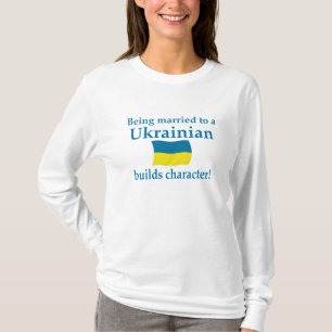 Ukrainer errichtet Charakter T-Shirt