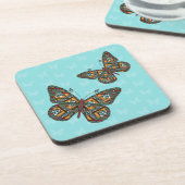 Ukrainer Monarch Square Coaster Getränkeuntersetzer (Linke Seite)