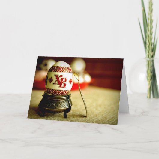 Ukrainer Ostern Feiertagskarte (Vorderseite)