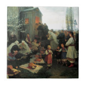 Ukrainer Ostern/velyk Den Segen Fliese (Vorderseite)