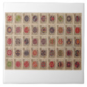 Ukrainer Pysanka Osterei Fliese (Vorderseite)