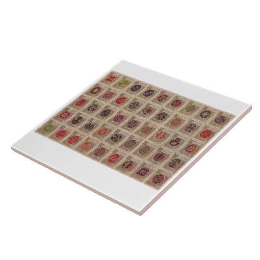 Ukrainer Pysanka Osterei Fliese (Seite)