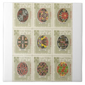 Ukrainer Pysanka Osterei Fliese (Vorderseite)