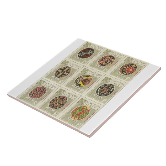 Ukrainer Pysanka Osterei Fliese (Seite)