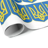 Ukrainer Tryzub Geschenkpapier (Rolleneckpunkt)