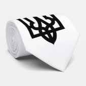 Ukrainer Tryzub Krawatte (Gerollt)