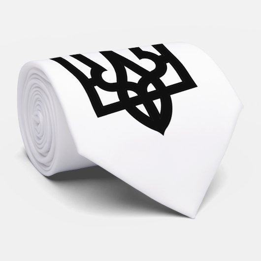 Ukrainer Tryzub Krawatte (Gerollt)