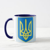 Ukrainer Tryzub Tassen-Blau/Marine Tasse (Links)