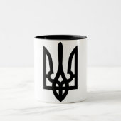 Ukrainer Tryzub Zweifarbige Tasse (Mittel)