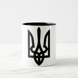 Ukrainer Tryzub Zweifarbige Tasse