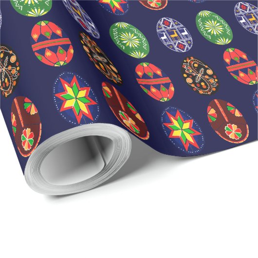 UkrainerOstereier Geschenkpapier (Rolleneckpunkt)