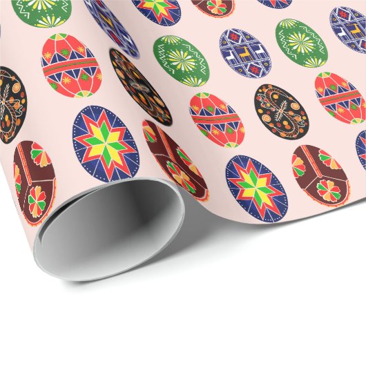 UkrainerOstereier Geschenkpapier (Rolleneckpunkt)