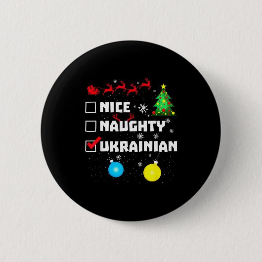 Ukrainian Christmas  Button (Vorderseite)