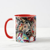 Ukrainian Easter Eggs, ornate and colorful, Mug Tasse (Links)