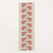 Ukrainian Embroidery Floral Folk Art Yogamatte (Vorderseite)