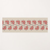 Ukrainian Embroidery Floral Folk Art  Yogamatte (Vorderseite (Horizontal))