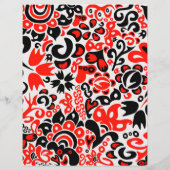 Ukrainian ethnic folk art floral pattern absrtact (Rückseite)