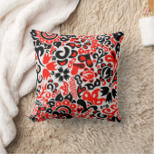 Ukrainian ethnic folk art floral pattern absrtact kissen (Decke)
