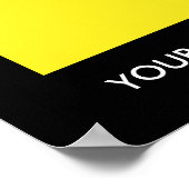 Ukrainian Flag Poster (Ecke)