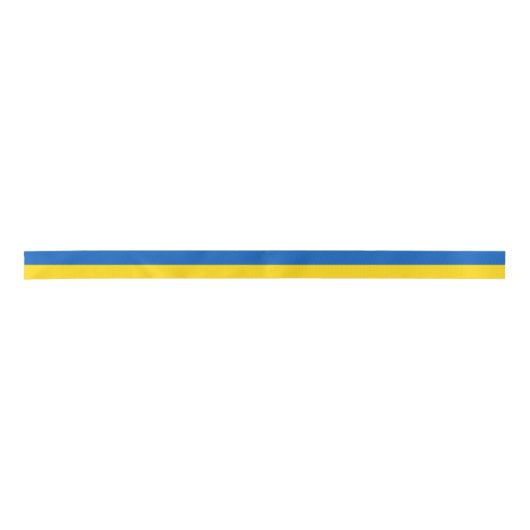 Ukrainian flag satinband (Vorderseite)