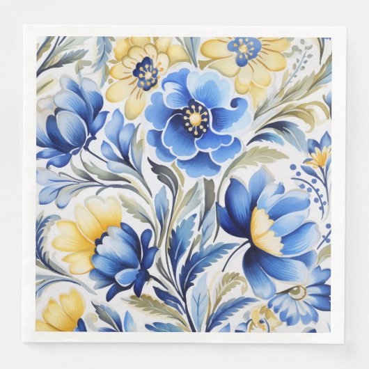 Ukrainian folk art motifs  serviette (Vorderseite)