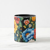 Ukrainian folk art motifs tasse (Zentrum)