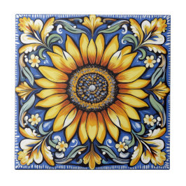 Ukrainian folk art pattern fliese