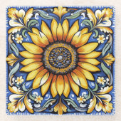Ukrainian folk art pattern. glasuntersetzer (Vorderseite)