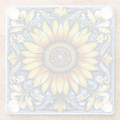 Ukrainian folk art pattern. glasuntersetzer (Rückseite)