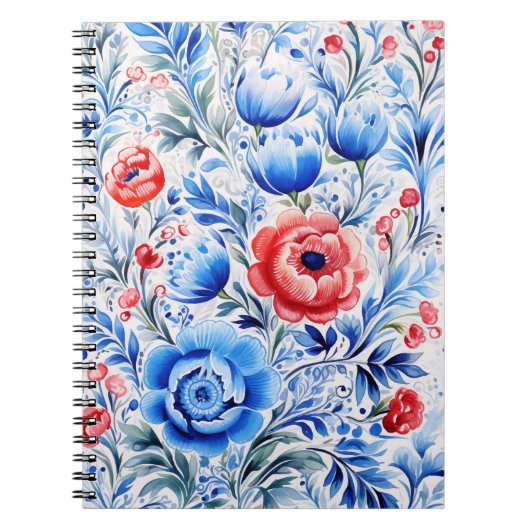 Ukrainian folk art pattern notizblock (Vorderseite)