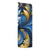 Ukrainian folk art pattern thermosbecher (Nach rechts gedreht)