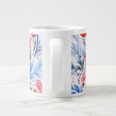 Ukrainian folk art pattern X-Large Coffee Mug Jumbo-Tasse (Rückseite)