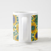 Ukrainian folk art pattern X-Large Mug Jumbo-Tasse (Rückseite)