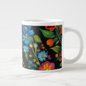 Ukrainian folk art pattern X-Large Mug  Jumbo-Tasse (Rechts)