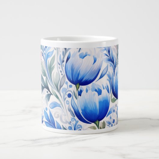 Ukrainian folk art X-Large Mug Jumbo-Tasse (Vorderseite)