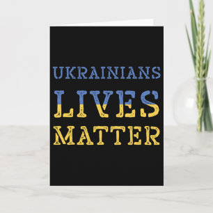Ukrainian Lives Matter T-Shirt Ukraine-Flagge Trum Karte
