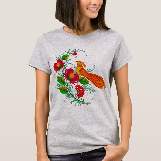 Ukrainian traditional Petrikivka art  T-Shirt (Vorderseite)