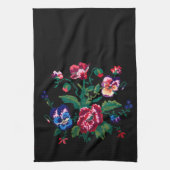 Ukrainian traditional vushuvanka folk art pattern geschirrtuch (Vertikal)