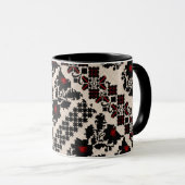 Ukrainian traditional vushuvanka folk art tasse (VorderseiteRechts)