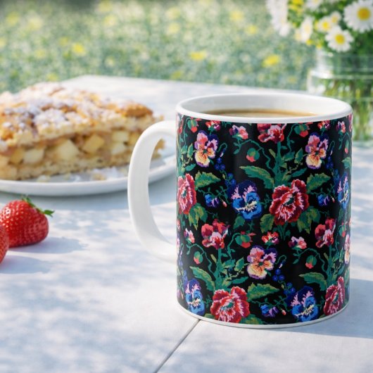 Ukrainian vushuvanka folk art. Mug Kaffeetasse