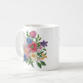 Ukrainian vushuvanka folk art pattern kaffeetasse (Vorderseite Links)