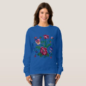 Ukrainian vushuvanka folk pattern sweatshirt (Vorne ganz)