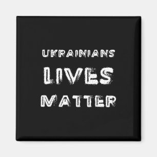 Ukrainianisches Leben Problem-Shirt Freies Ukraine Magnet