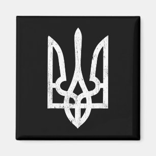 Ukrainianisches Tryzub-Symbol - Ukraine Dreizack F Magnet