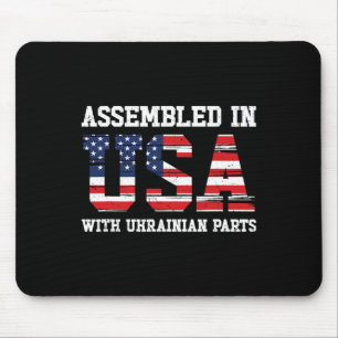 Ukrainisch-amerikanischer Patriot, in den USA gewa Mousepad