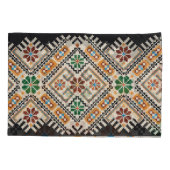 Ukrainisch Cross-Stitch: Ethnisch handgefertigte M Kissenbezug (Rückseite)